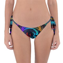 Rainbow Fractal Clouds Stars Reversible Bikini Bottom