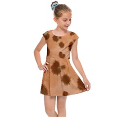 Seamless Tile Background Abstract Kids  Cap Sleeve Dress