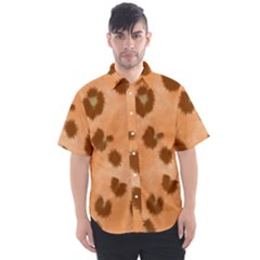 Seamless Tile Background Abstract Men s Short Sleeve Shirt