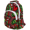 Seamless Heart Love Valentine Rounded Multi Pocket Backpack View1