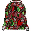 Seamless Heart Love Valentine Rounded Multi Pocket Backpack View3