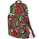 Seamless Heart Love Valentine Double Compartment Backpack View1