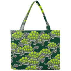 Seamless Turtle Green Mini Tote Bag