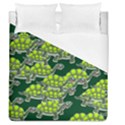 Seamless Turtle Green Duvet Cover (Queen Size) View1