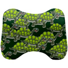 Seamless Turtle Green Head Support Cushion