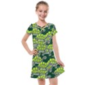 Seamless Turtle Green Kids  Cross Web Dress View1