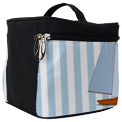 Yacht Boat Nautical Ship Make Up Travel Bag (big)