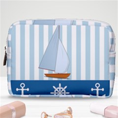 Yacht Boat Nautical Ship Make Up Pouch (medium)