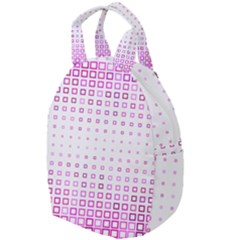 Square Pink Pattern Decoration Travel Backpacks