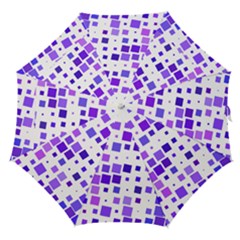 Square Purple Angular Sizes Straight Umbrellas