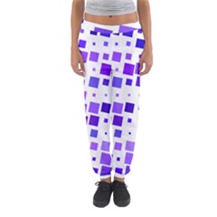 Square Purple Angular Sizes Women s Jogger Sweatpants