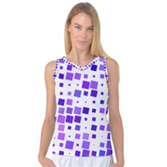 Square Purple Angular Sizes Women s Basketball Tank Top by HermanTelo