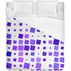 Square Purple Angular Sizes Duvet Cover (california King Size)