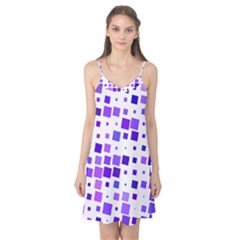 Square Purple Angular Sizes Camis Nightgown