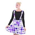 Square Purple Angular Sizes Suspender Skater Skirt View1