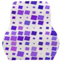 Square Purple Angular Sizes Car Seat Back Cushion  View1