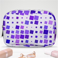 Square Purple Angular Sizes Make Up Pouch (small)