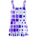 Square Purple Angular Sizes Kids  Layered Skirt Swimsuit View1