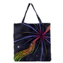 Stars Space Firework Burst Light Grocery Tote Bag View1