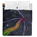 Stars Space Firework Burst Light Duvet Cover Double Side (Queen Size) View2