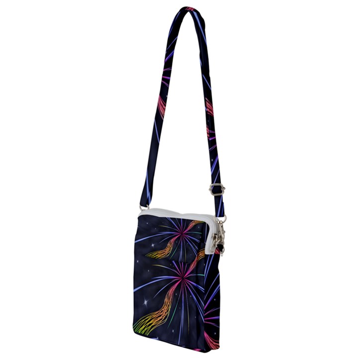 Stars Space Firework Burst Light Multi Function Travel Bag