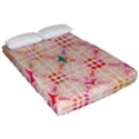 Watercolour Watercolor Paint Ink Fitted Sheet (Queen Size) View2