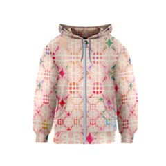 Watercolour Watercolor Paint Ink Kids  Zipper Hoodie