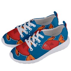 Sketch Nature Water Fish Cute Women s Lightweight Sports Shoes by HermanTelo