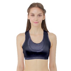 Technology Eye Sports Bra With Border by HermanTelo