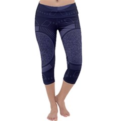 Technology Eye Capri Yoga Leggings