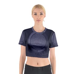 Technology Eye Cotton Crop Top