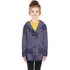 Technology Eye Kids  Double Breasted Button Coat