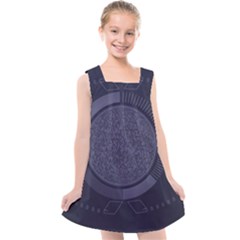 Technology Eye Kids  Cross Back Dress by HermanTelo