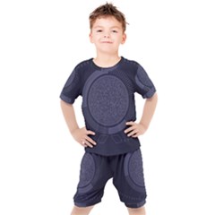 Technology Eye Kids  Tee And Shorts Set