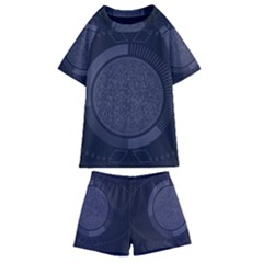 Technology Eye Kids  Swim Tee And Shorts Set