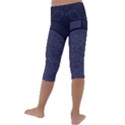 Technology Eye Kids  Lightweight Velour Capri Leggings  View4