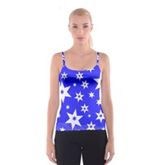 Star Background Pattern Advent Spaghetti Strap Top by HermanTelo