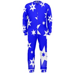 Star Background Pattern Advent Onepiece Jumpsuit (men) 