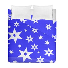 Star Background Pattern Advent Duvet Cover Double Side (full/ Double Size)