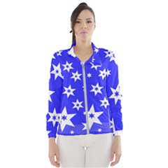 Star Background Pattern Advent Women s Windbreaker