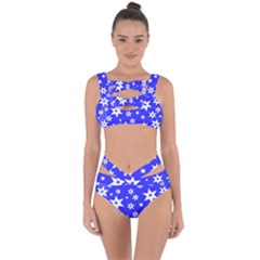 Star Background Pattern Advent Bandaged Up Bikini Set 