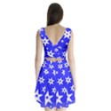 Star Background Pattern Advent Split Back Mini Dress  View2