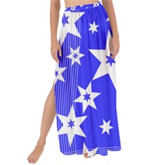 Star Background Pattern Advent Maxi Chiffon Tie-up Sarong