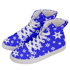 Star Background Pattern Advent Men s Hi-top Skate Sneakers by HermanTelo