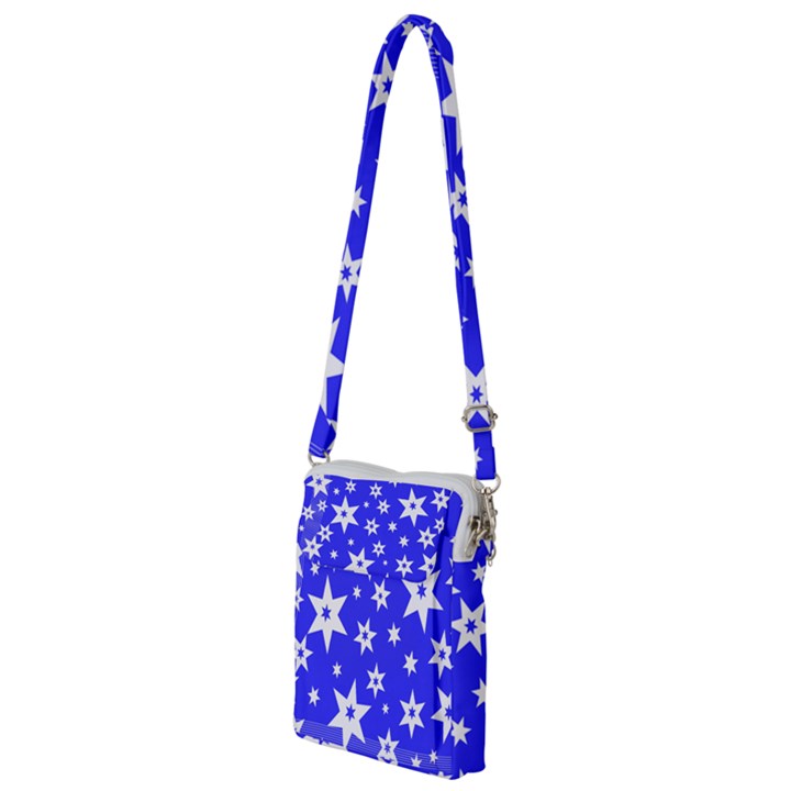 Star Background Pattern Advent Multi Function Travel Bag