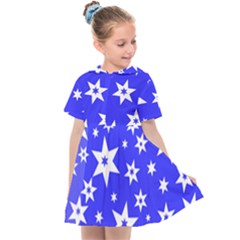 Star Background Pattern Advent Kids  Sailor Dress