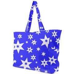 Star Background Pattern Advent Simple Shoulder Bag by HermanTelo