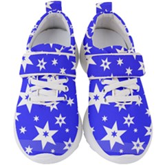 Star Background Pattern Advent Kids  Velcro Strap Shoes by HermanTelo