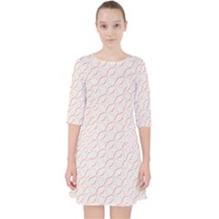 Wallpaper Abstract Pattern Graphic Pocket Dress