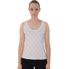 Wallpaper Abstract Pattern Graphic Velvet Tank Top